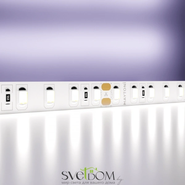 Светодиодная лента 24В 2835 9,6Вт/м 6000K 5м IP20 10144