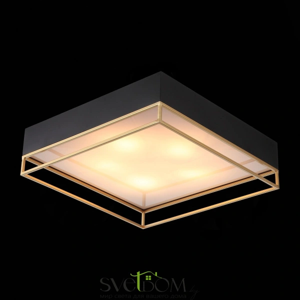SL1127.422.05 Светильник потолочный ST-Luce Черный, Матовое золото/Белый E27 5*40W CHODO