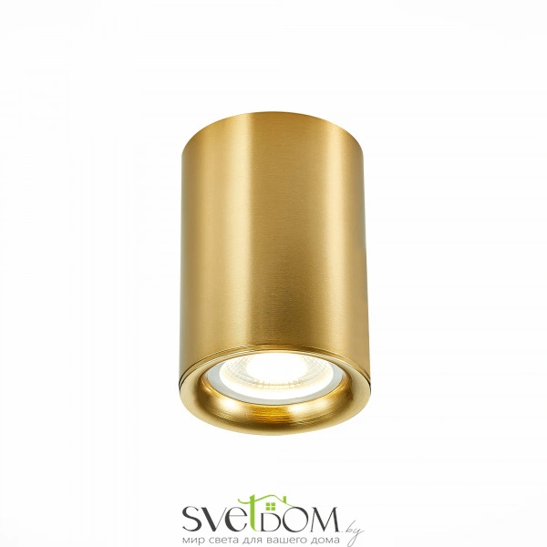 ST114.207.01 Светильник потолочный Золотистый GU10 1*50W  IP20 L65xW65xH93 220V Без ламп Накладные светильники