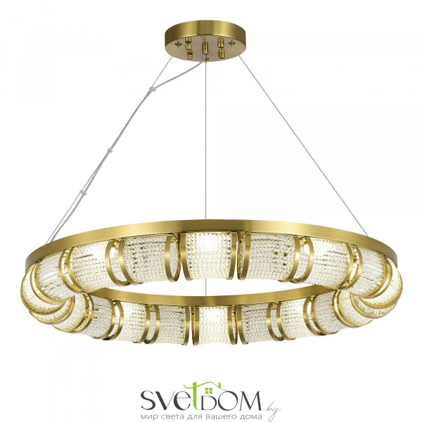 SL6011.303.01 Светильник подвесной ST-Luce Латунь/Прозрачный LED 1*50W ESME