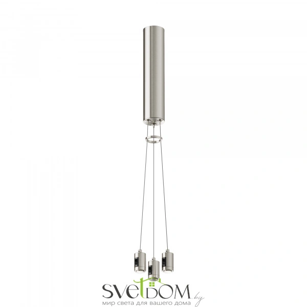 Подвесной набор с основанием под блок питания для круглого шинопровода Flarity платина