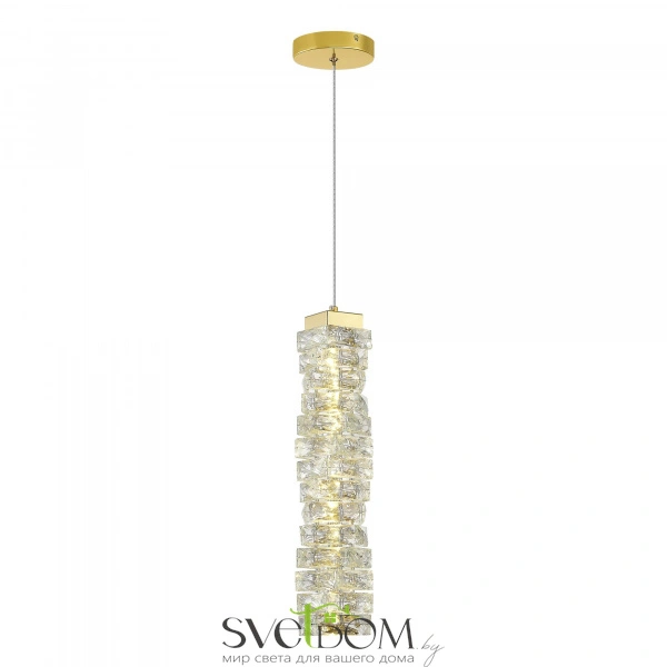 SL6010.203.15 Подвес ST-Luce Золотистый/Прозрачный LED 1*15W ESPIRA