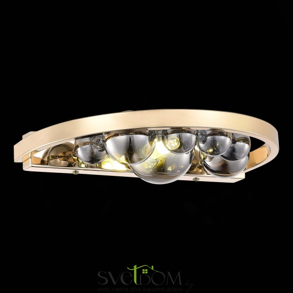 SL1510.201.01 Бра ST-Luce Французское золото/Дымчатый G9 1*5W OLMI