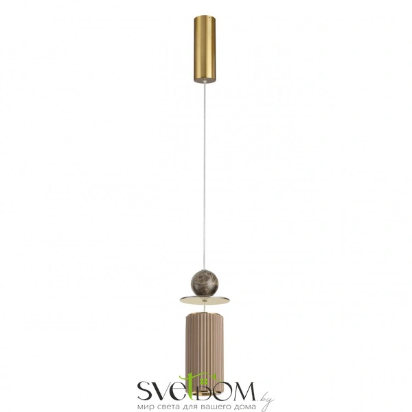 5475/10LD L-VISION ODL_EX27 сатинированн.латунь/терракот./металл/стекло/мрамор/керамика Подвес LED*10W 3000K 388lm JAZZ