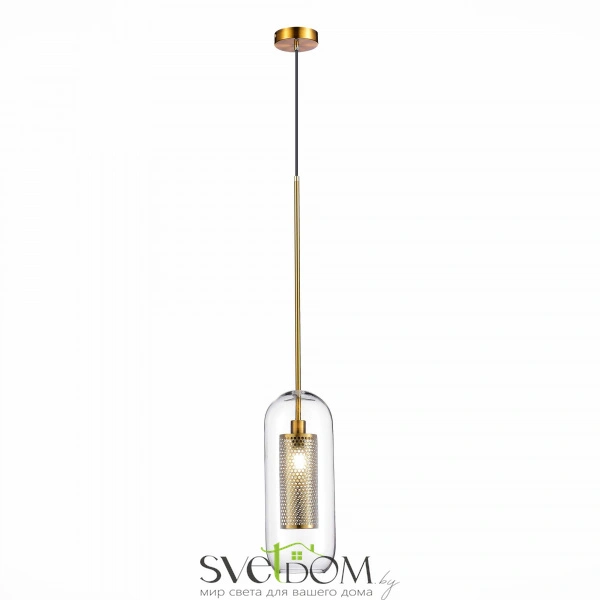 SL1048.303.01 Подвес ST-Luce Латунь/Прозрачный E14 1*40W GERRIT