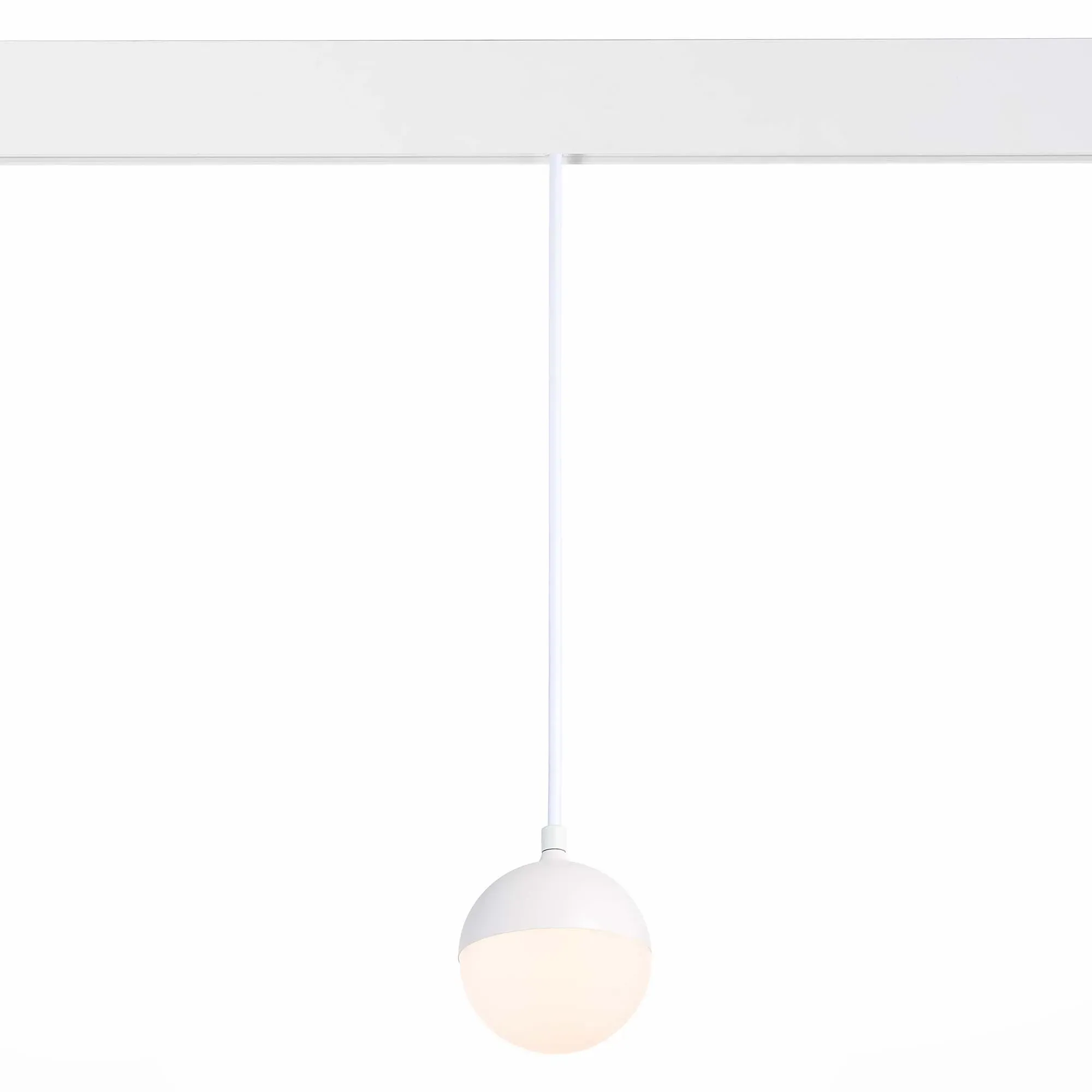 ST358.533.07 Магнитный трековый светильник подвесной Белый LED 1*7W 3000K 520Lm Ra>80 120° IP20 D90x SKYLINE 48