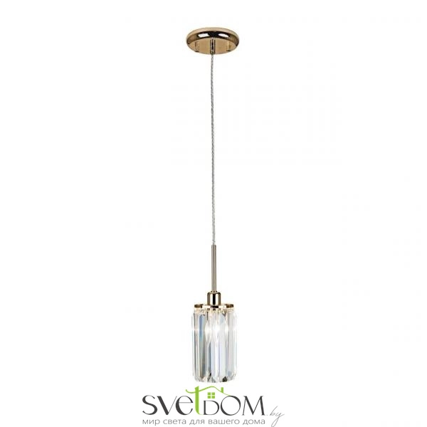 Citilux Синди CL330112 Подвесной хрустальный светильник Золото