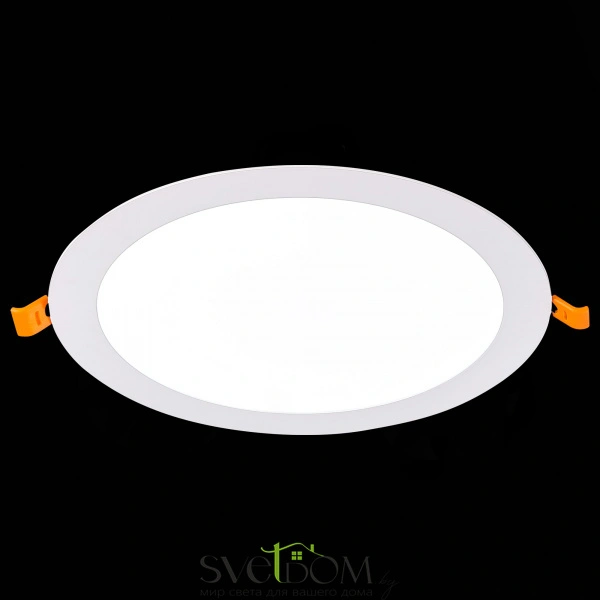 ST209.548.18 Св-к встр. Белый LED 1*18W 4000K 1 350Lm Ra80 110° IP20 D225xH8 90-265V Встраиваемые светильники