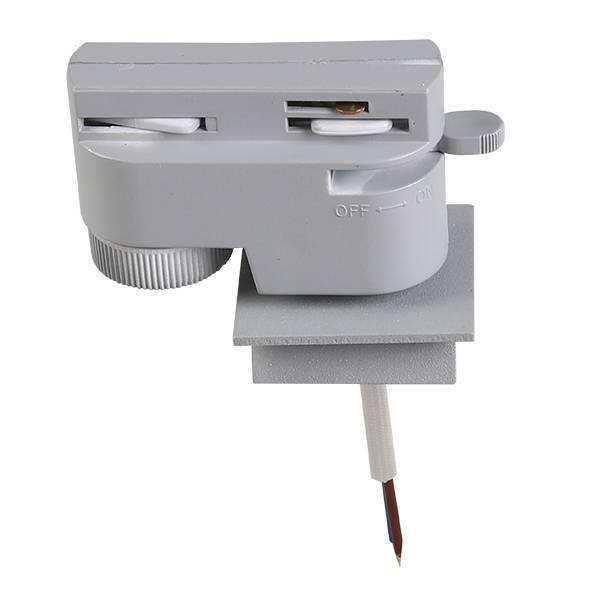 Lightstar 592029 Трековое крепление ASTA с 1-фазным адаптером к 05102x/05103x СЕРЫЙ