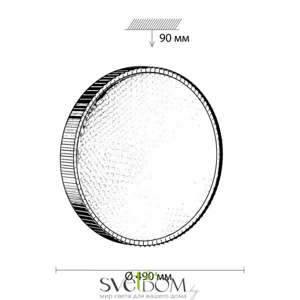 Настенно-потолочные светильники  3004/EL от Магазина Svetdom.by
