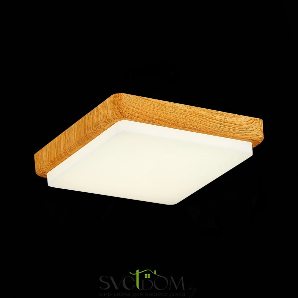 SLE200202-01 Светильник потолочный Светло-коричневый/Белый LED 1*20W 4000K TADDIO