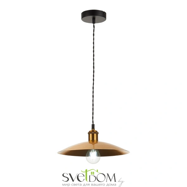 SL1017.203.01 Светильник подвесной ST-Luce Черный/Золотистый E27 1*60W ROMO