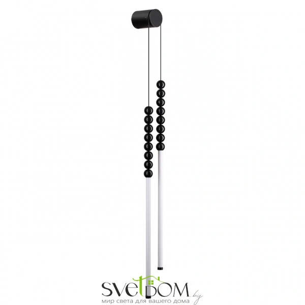 7149/16WL HIGHTECH ODL26 223 светильник черный/акрилл/металл IP20 LED 16W 1200Лм 3500K 300° 220V MONELLA