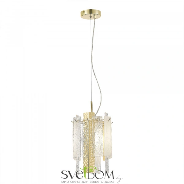SL1636.203.01 Люстра подвесная ST-Luce Золотистый/Белый, Золотистый E14 1*40W SCOLARE
