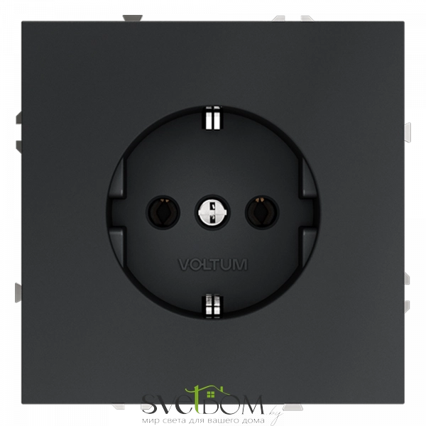 Розетки электрические с заземлением Voltum S70 VLS040107 