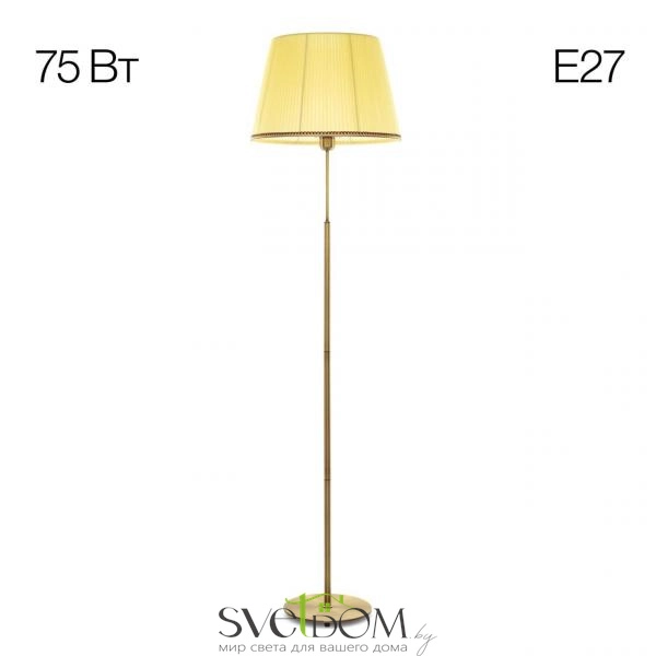 Citilux Линц CL402983 Торшер бронза с кремовым абажуром