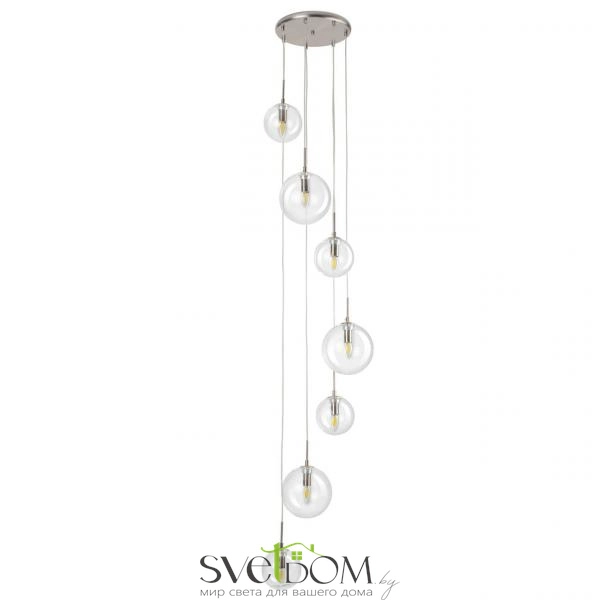 Citilux Томми CL102071 Люстра каскадная с прозрачными шарами