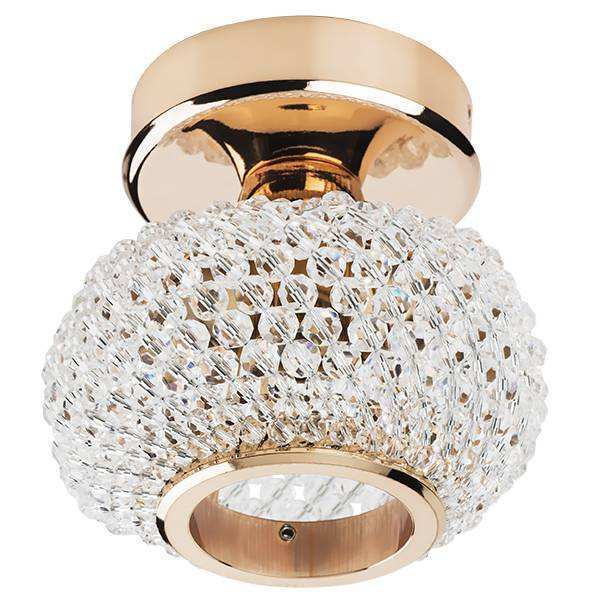 Lightstar 160302 Светильник MONILE TOP CR G9 ЗОЛОТО/ПРОЗРАЧНЫЙ