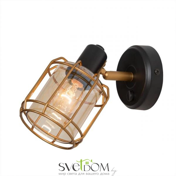 Citilux Таверна CL542612 Спот поворотный с выключателем Чёрный