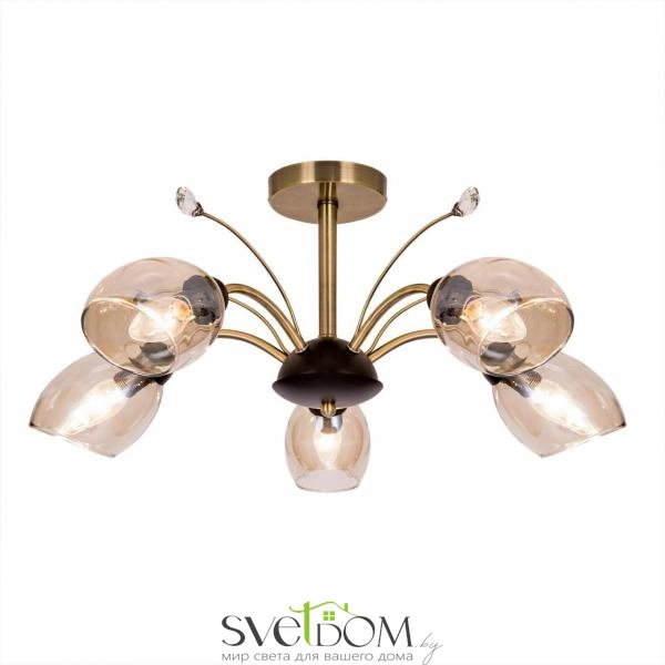Citilux Комета CL108155 Люстра потолочная Бронза Венге