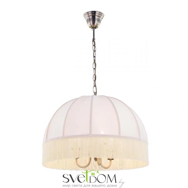 Citilux Базель CL407131 Люстра подвесная с бежевым абажуром