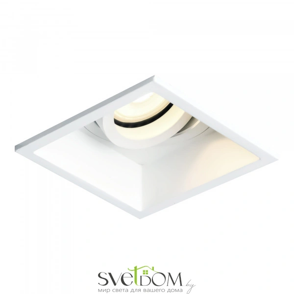 ST261.518.01 Св-к встр. Белый GU10 1*50W IP20 L91,5xW91,5xH5,2 220V Без ламп Встраиваемые светильники