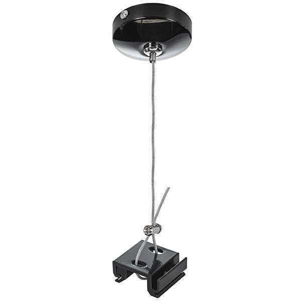 Lightstar 504177 Подвес BARRA универсальный трековый 1,5 м для однофазных и трехфазных треков ЧЕРНЫЙ