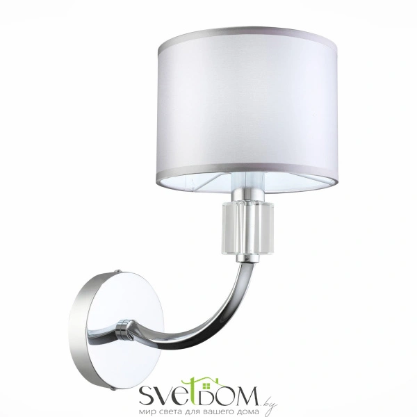 SLE107201-01 Светильник настенный Хром/Светло-серый E14 1*40W SNERE