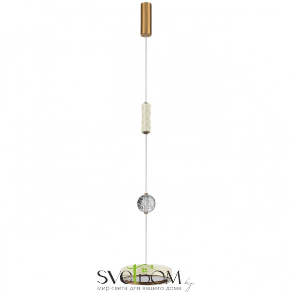 5450/32L L-VISION ODL_EX26 015 молочный/античная бронза/металл/керамика/хрусталь/акрил Подвес LED x 32W 2000К/3000K/4000K/переключ. RIVERA