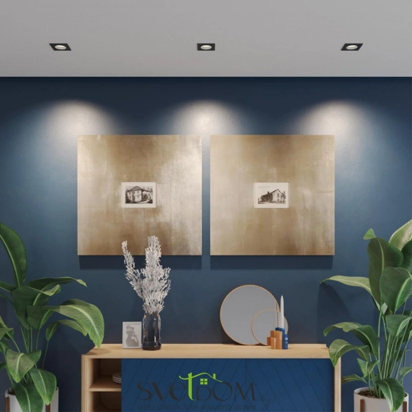 371002 WIR NT25 000 черный Светильник встраиваемый IP20 GU10 50W 220-240V MORUS