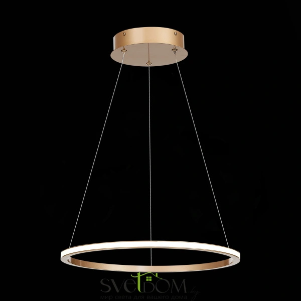 ST604.243.22 Светильник подвесной ST-Luce Золотистый/Белый LED 1*22W 4000K Подвесные светильники