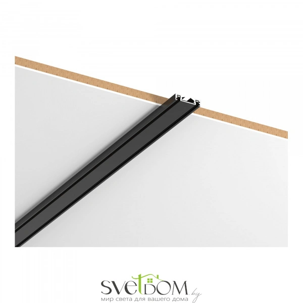 ST067.419.00 Шинопровод магнитный SKYFLAT накладной ST-Luce Черный Длина 1 000мм SKYFLAT