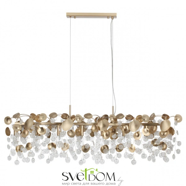 5104/8A CLASSIC ODL26 633 металл/стекло Люстра горизонтальная E14 8*40W 220В IP20 COINS