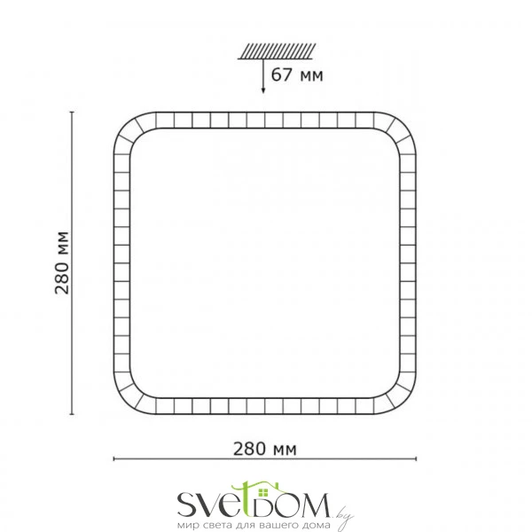 Настенно-потолочные светильники  2035/CL от Магазина Svetdom.by