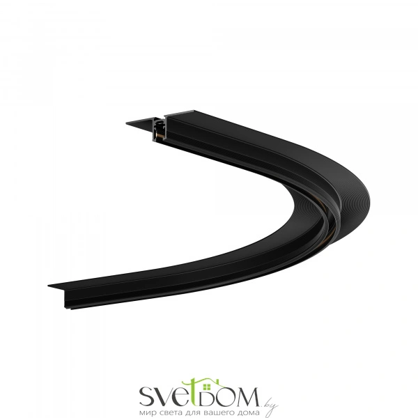 Коннектор радиусный D600 встраиваемый под ГКЛ 9,5мм Levity черный TRA184-R600-12B