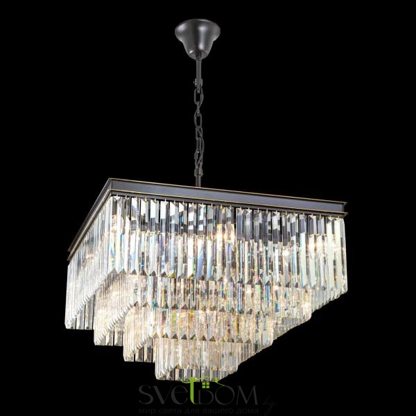 Citilux Мартин CL332241 Люстра хрустальная подвесная Прозрачная