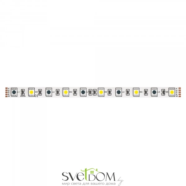 Светодиодная лента 24В 5050 14,4Вт/м RGB+W 6000K 5м IP20