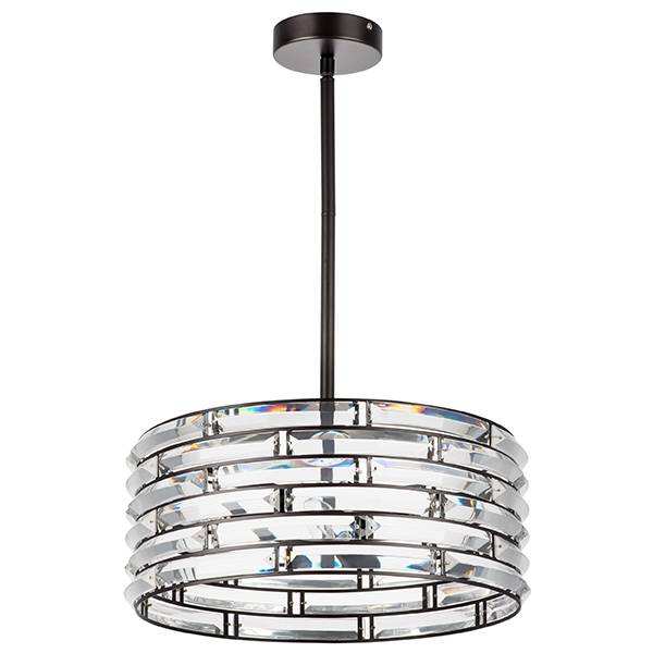 Lightstar 746048 Люстра AMERIGO 4х40W E14 УМБРА ПРОЗРАЧНЫЙ