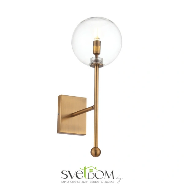 SL1205.301.01 Светильник настенный ST-Luce Латунь/Прозрачный G9 1*5W SANDRO