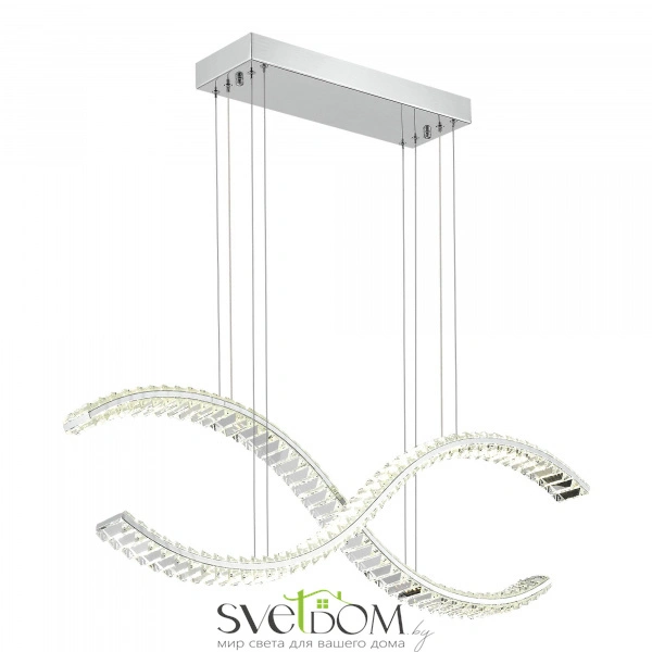 SL6206.103.44 Светильник подвесной ST-Luce Хром/Прозрачный LED 1*44W 3000K ACENO