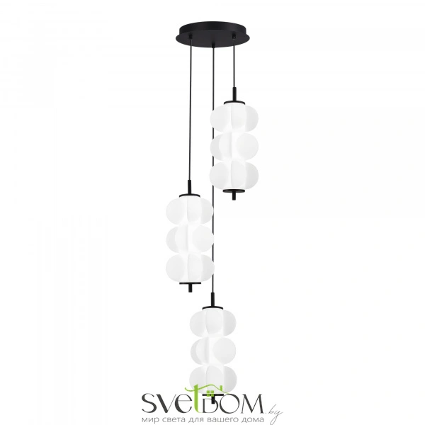 SL6121.403.03 Светильник подвесной ST-Luce Черный/Белый LED 3*7,5W 3000K TALISMAN