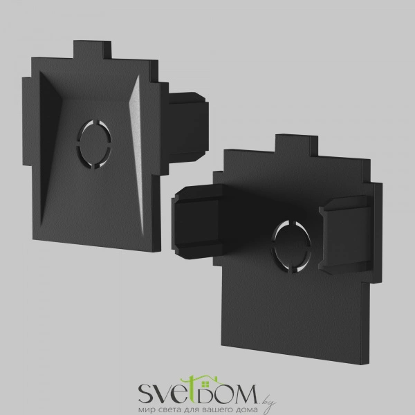 Комплект заглушек к встраиваемому шинопроводу Radity 2шт TRA084EC-12B