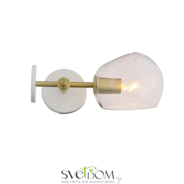 SL434.201.01 Бра ST-Luce Латунь/Прозрачный E14 1*40W CALMARE