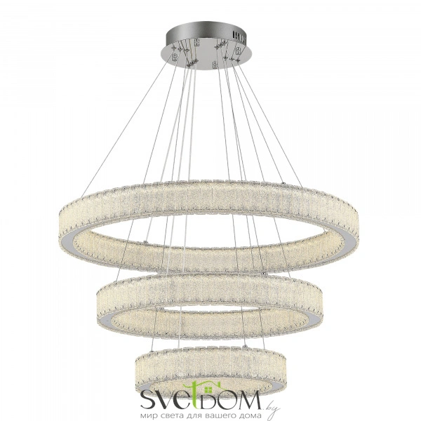 SL6008.103.03 Люстра подвесная ST-Luce Хром/Хром LED 3*95W 3000K LATOZZO
