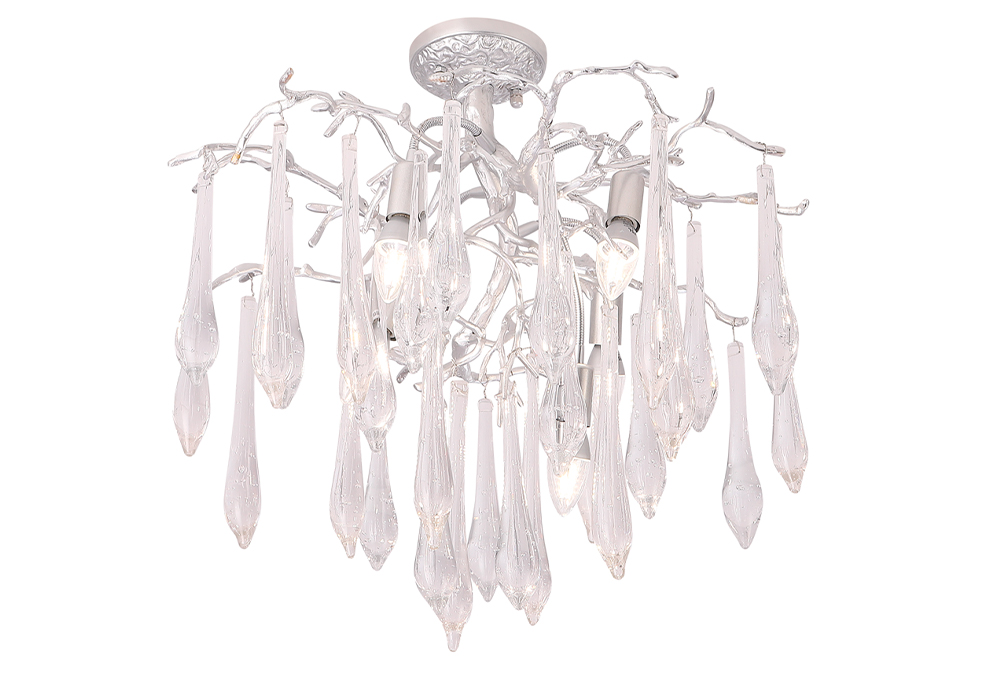 Crystal Lux REINA PL5 D600 SILVER PATINA Crystal Lux