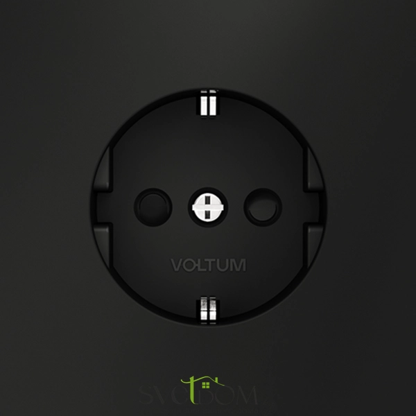 Розетки электрические с заземлением и шторками  Voltum S70 VLS040208  Voltum VLS040208