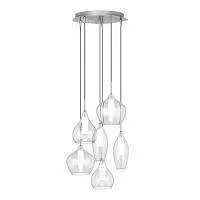 Lightstar 803061 Подвес PENTOLA 6х25W G9 ХРОМ/ПРОЗРАЧНЫЙ