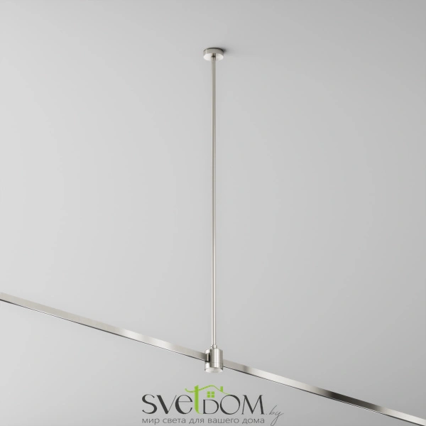 Крепление потолочное Long 700мм с прямым коннектором питания Flarity платина