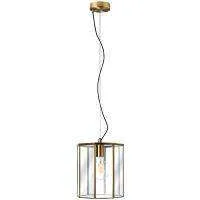 Lightstar 798111 Люстра GENNI 1х40W E27 ЛАТУНЬ/ПРОЗРАЧНЫЙ