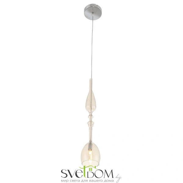 SL373.313.01 Подвес ST-Luce Хром/Янтарный G9 1*5W BRICHERE